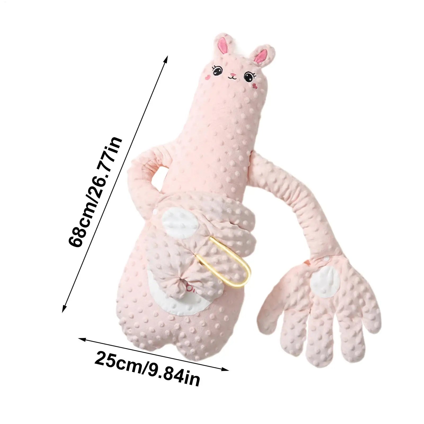 Coussin Apaisant & Anti-Sursaut pour Bébé - Poupée Tapotante