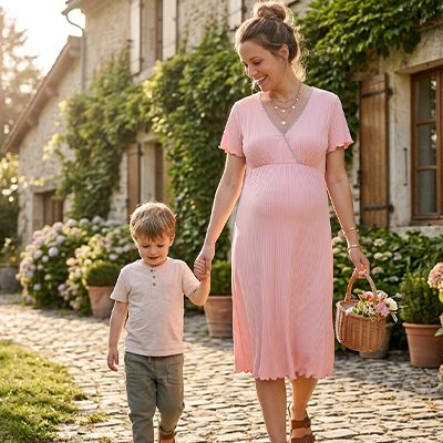 Chemise de nuit allaitement