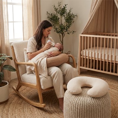Housse coussin allaitement 