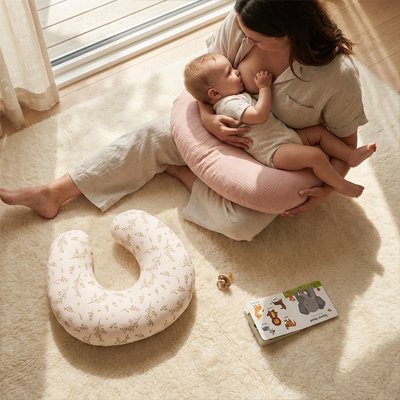 Housse coussin allaitement 